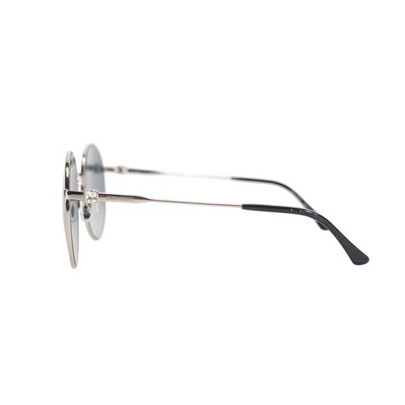 Jimmy Choo Round Metal Women’s Sunglasses – Palladium / Gray Gradient – NWT - Picture 7 of 11